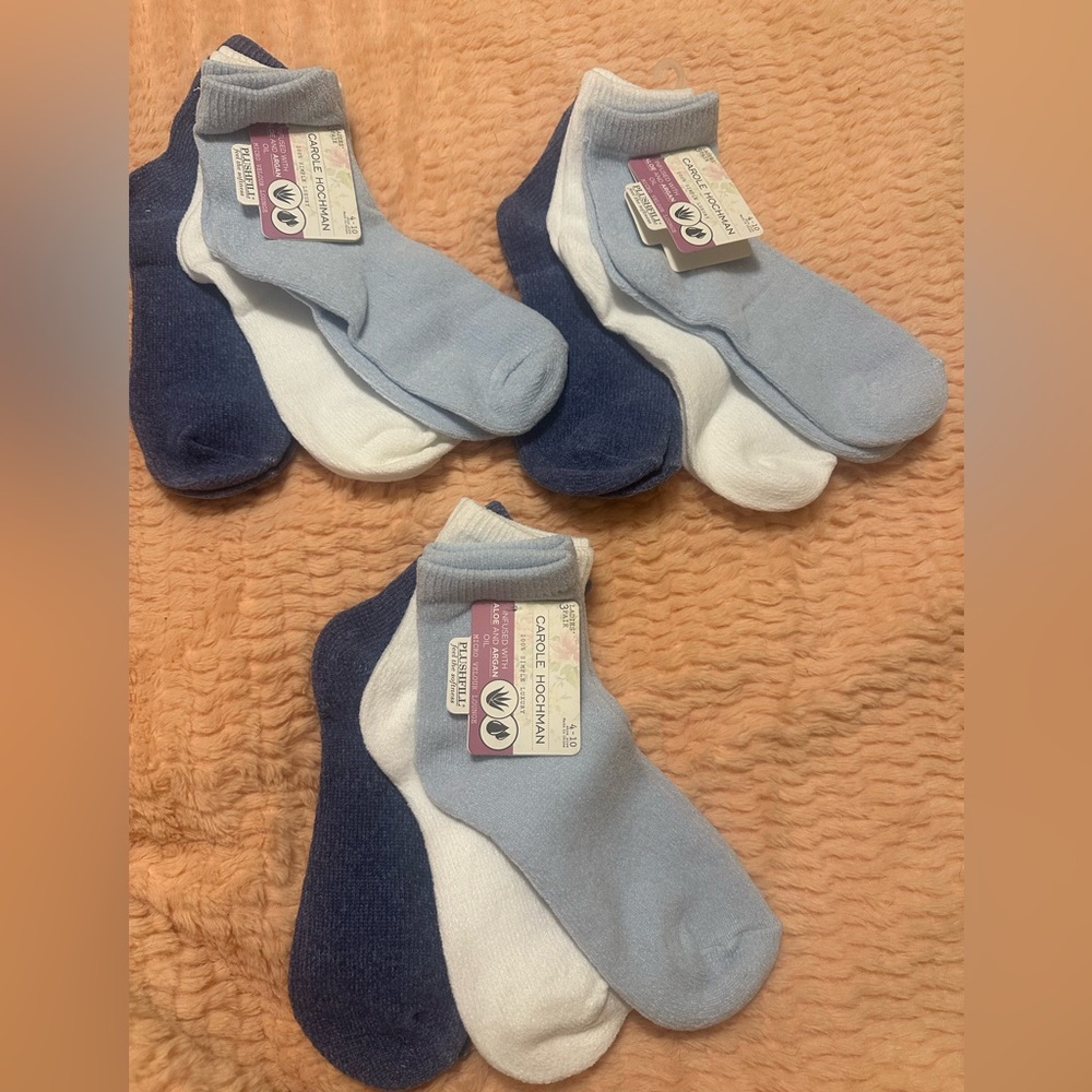 3 packs of socks by Carol Hochman - 9 pair total! All NWT